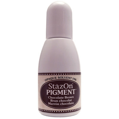 StazOn Pigment Reinker, Chocolate Brown