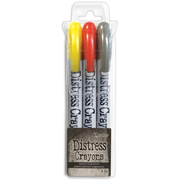 Tim Holtz Distress Crayon Pearl Set, Halloween Set# 3