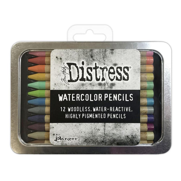 Tim Holtz Distress Watercolor Pencils 12/Pkg, Set 2 (TDH76315)
