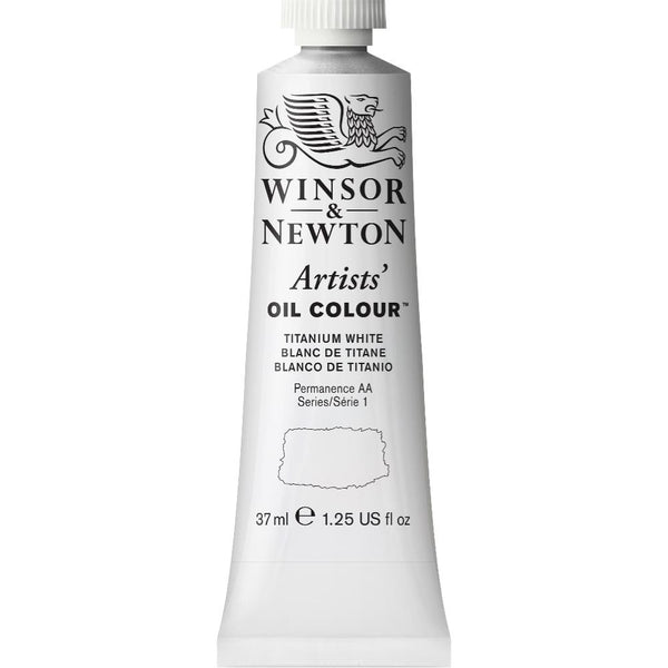 Winsor & Newton, Artists' Oil Colour 37ml Tube, Titanium White