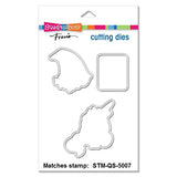 Stampendous, Cling Stamps & Dies Combo, Unicorn Believe