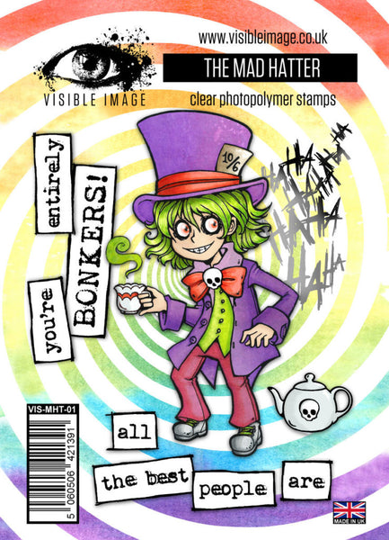 Visible Image, Clear Stamps, Alice in Wonderland, The Mad Hatter