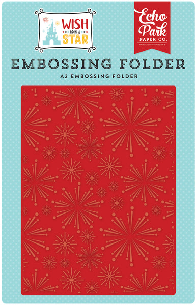 Echo Park Paper, Wish Upon A Star, Embossing Folder A2, Light Up the Sky