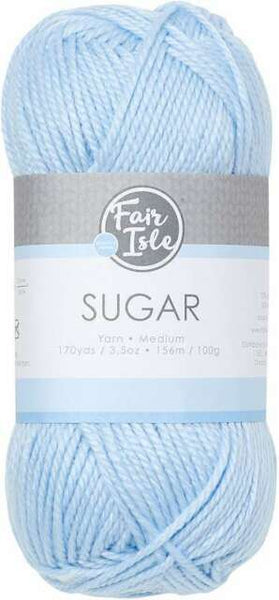 Fair Isle Sugar Yarn, Wave (70% Acrylic, 30% Nylon)