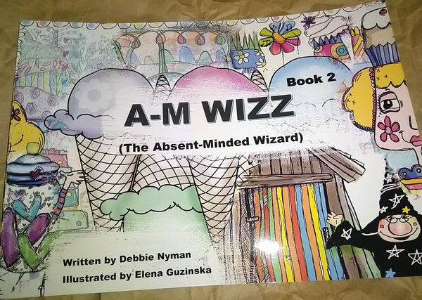 Silver Vixen, A-M WIZZ (THE ABSENT-MINDED WIZARD) Book 2, Children's illustrated book written by Debbie Nyman, Illustrated by Elena Guzinska
