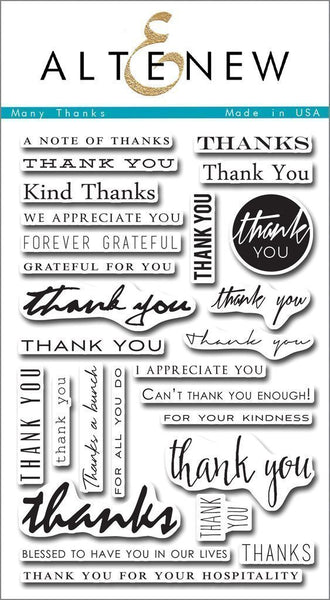 Altenew, Many Thanks, Stamp Set