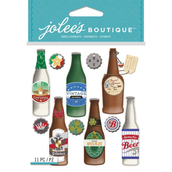 Jolee's Boutique, Beer Bottle 3D Stickers