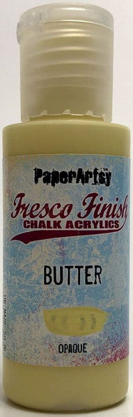 PaperArtsy, Fresco Finish Chalk Acrylics Paint - Butter (Opaque) (Seth Apter)