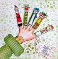 PaperArtsy, Fresco Finish Chalk Acrylics Paint - Granny Smith (Opaque)