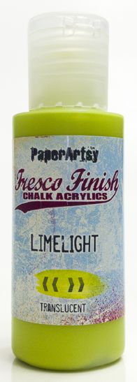 PaperArtsy, Fresco Finish Chalk Acrylics Paint - Limelight (Translucent)