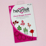 Heartfelt Creations, Floral Shoppe Collection, Cling Rubber Stamps & Dies Set Combo, Floral Shoppe Accents
