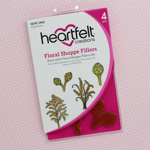 Heartfelt Creations, Floral Shoppe Collection, Cling Rubber Stamps & Dies Set Combo, Floral Shoppe Fillers
