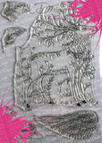Pink Ink Designs A5 Clear Stamp, Stag, Mythical Series