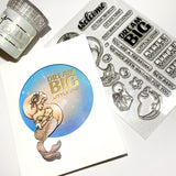 Three Room Studio, "Welcome Little One" Clear Stamp Set