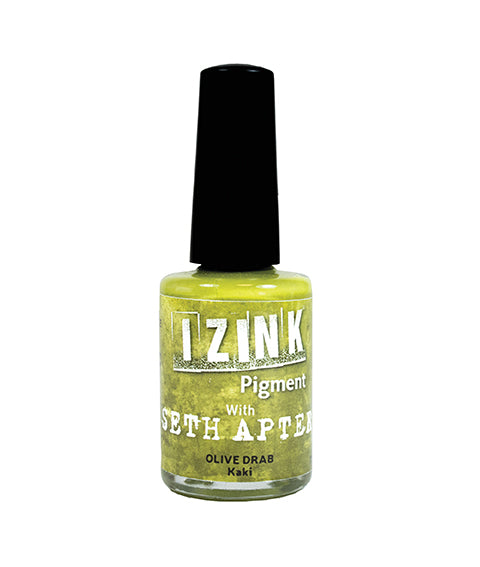 IZINK Pigment Seth Apter .39oz, Kaki (Olive Drab)