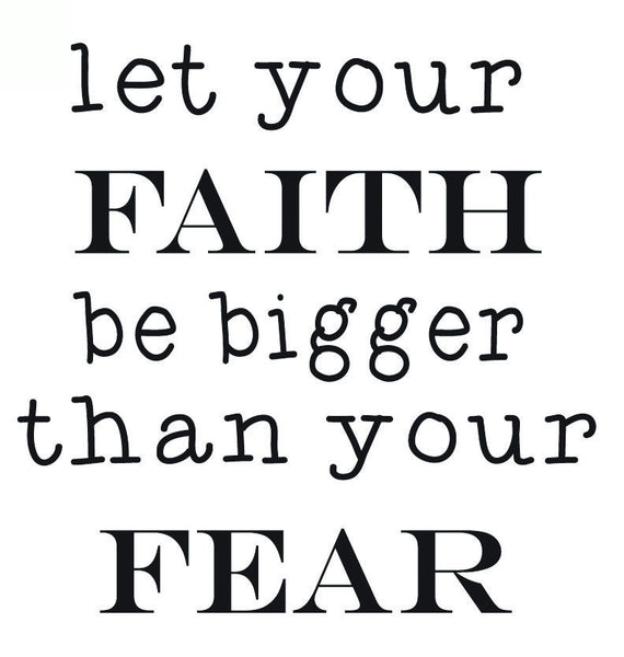 Prickley Pear, Let Your Faith Be Bigger - Red Rubber Stamp - Scrapbooking Fairies