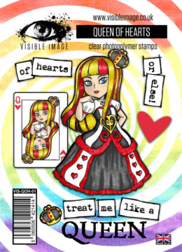 Visible Image, Clear Stamps, Alice in Wonderland, Queen of Hearts