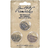 Tim Holtz Idea-Ology, Metal Mini Paper Clips .625", 48/Pkg (TH92791)