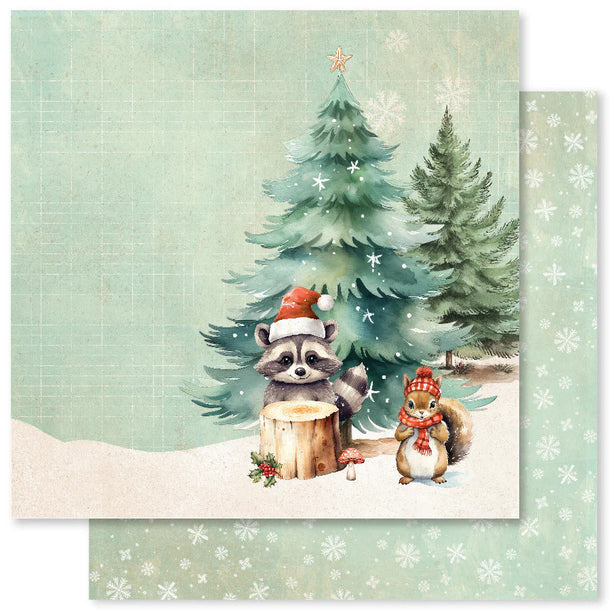 Paper Rose - Woodland Christmas