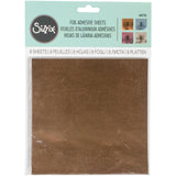 Sizzix Adhesive Foil Sheets 6"X6" Assorted 8/Pkg