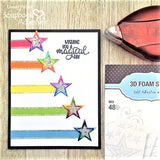 3L Adhesive, Scrapbook Adhesives, 3D Foam Stars (01211)