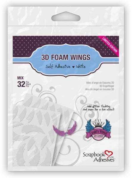 3L Adhesive, Scrapbook Adhesives, 3D Foam Wings (01214)