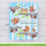 Lawn Fawn, Lawn Fawn Stamps & Dies Bundle, Winter Birds (LF3225 & LF3226)