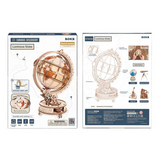 ROKR 3D Wooden Puzzle, Luminous Globe (Electric Version)