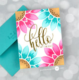 Gina K Designs, Layering Stencils, Spectacular Sunflower