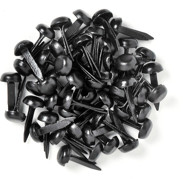 Doodlebug, Mini Brads .125" 25/Pkg, Beetle Black