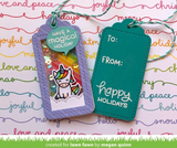Lawn Fawn, Lawn Cuts Custom Craft Dies, Say What? Gift Tags (LF1780)