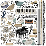 49 And Market, All-In-One Paper Collection Kit, 12"x12", Perfect Harmony (AIO-34325)