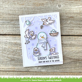 Lawn Fawn, Lawn Fawn Stamps & Dies Bundle, Winter Birds (LF3225 & LF3226)