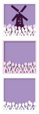 Hero Arts Looking Glass Dies, 2.1"x2.1", Windmill Tulips (DI883)