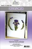Quilled Creations, Quilling Kit, Quill-A-Card, Iris Flower (#427)