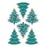 Spellbinders, Dimensional Stickers, Dear Santa Christmas Trees (SCSE-052)