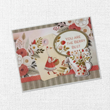 Paper Rose, 12X12 Double Sided Paper, Strawberry Friends Basics (34884)