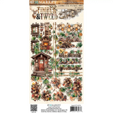 49 And Market, Laser Cut Floral Set 6"X12", Timber & Tweed (DTT-34776)