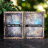 AALL And Create, #DI-109 Worn Panel, Designed by Autour De Mwa & Co., Die-cutting Die Set