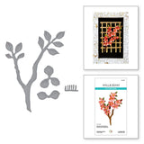 Spellbinders, Etched Dies By Susan Tierney-Cockburn, Flowering Quince (S4-1346)