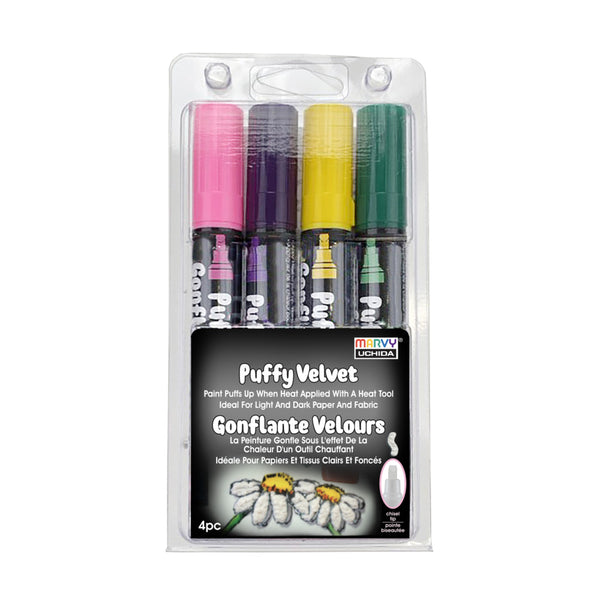 Marvy Uchida, Puffy Velvet Marker (Assorted Colors)
