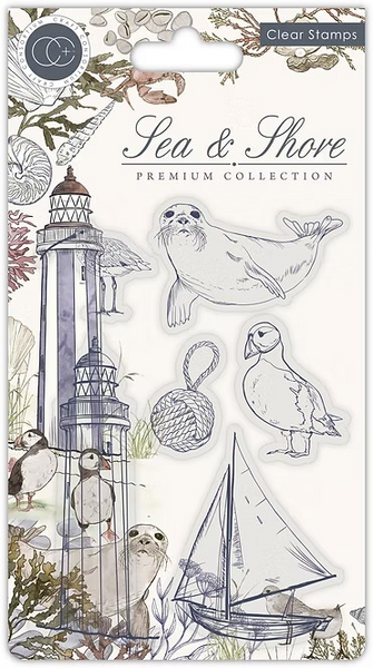 Craft Consortium, Sea & Shore, Clear Stamps, Shore (CCSTMP063)