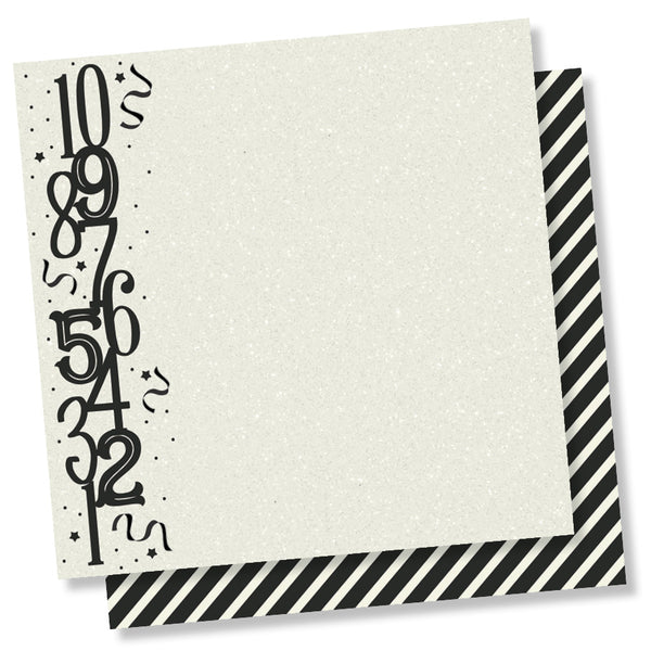 Simple Stories, 12X12 Patterned Paper, Hello, New Year