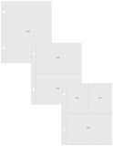 Simple Stories, Sn@p! Pocket Pages For 6"X8" Binders 12/Pkg, Variety Pack (#10439)