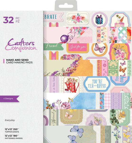 Crafter's Companion Make And Send Pad 12"X12", Everyday