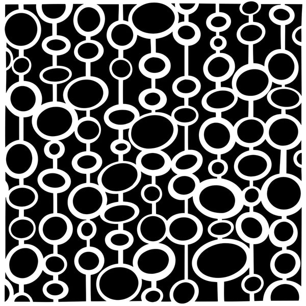 Crafter's Workshop Stencil 6"X6", Hanging Circles