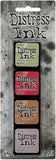 Tim Holtz Distress Mini Ink Pads 4/Pkg (Assorted)