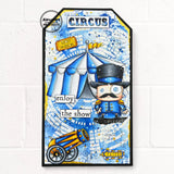 AALL & Create, #1206, The Big Top, A6 Clear Stamps, Designed by Janet Klein