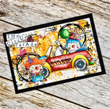 AALL & Create, #1206, The Big Top, A6 Clear Stamps, Designed by Janet Klein