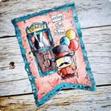 AALL & Create, #1206, The Big Top, A6 Clear Stamps, Designed by Janet Klein